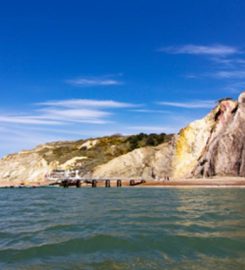 Alum Bay & Needles Rocks at The Needles Landmark Attraction